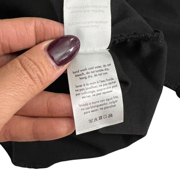 WeWoreWhat Ruched High Neck Midi Dress Black Size XS Minimalist Baddie‎ - Picture 8 of 11